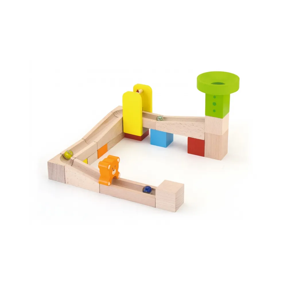 Bezpieczny tor zjeżdżania dla małych architektów