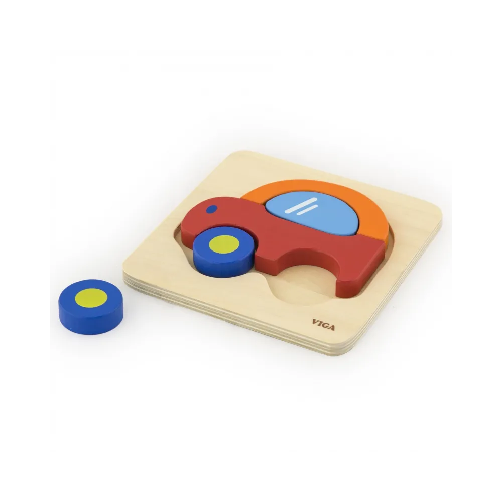 Kolorowe elementy puzzli Viga