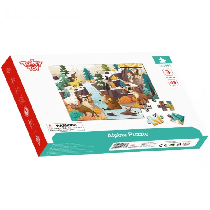 Stylowy woreczek do przechowywania puzzli