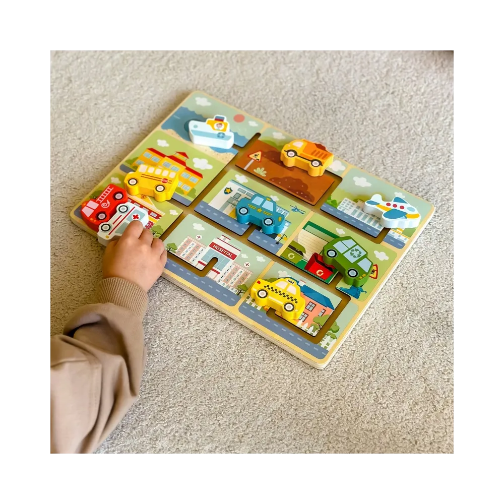 Kreatywna zabawa z labiryntem dla maluchów