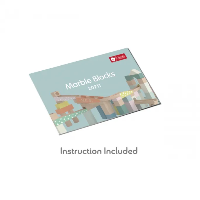 Klocki drewniane idealne dla dzieci od 3 roku życia.