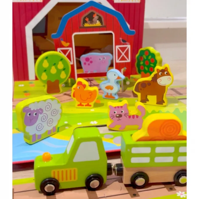 Interaktywny zestaw z figurkami zwierząt