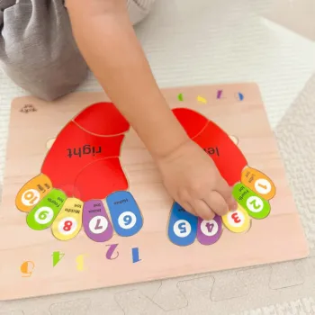 Drewniana układanka dla dzieci powyżej 3 roku życia