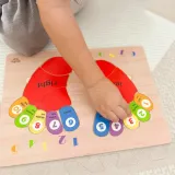 Drewniana układanka dla dzieci powyżej 3 roku życia