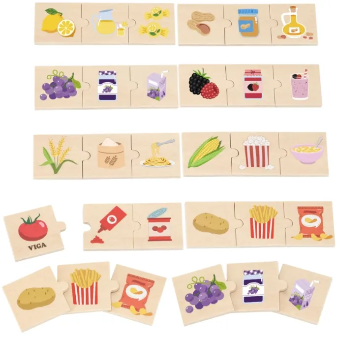 Zestaw puzzli VIGA rozwijający logiczne myślenie dzieci