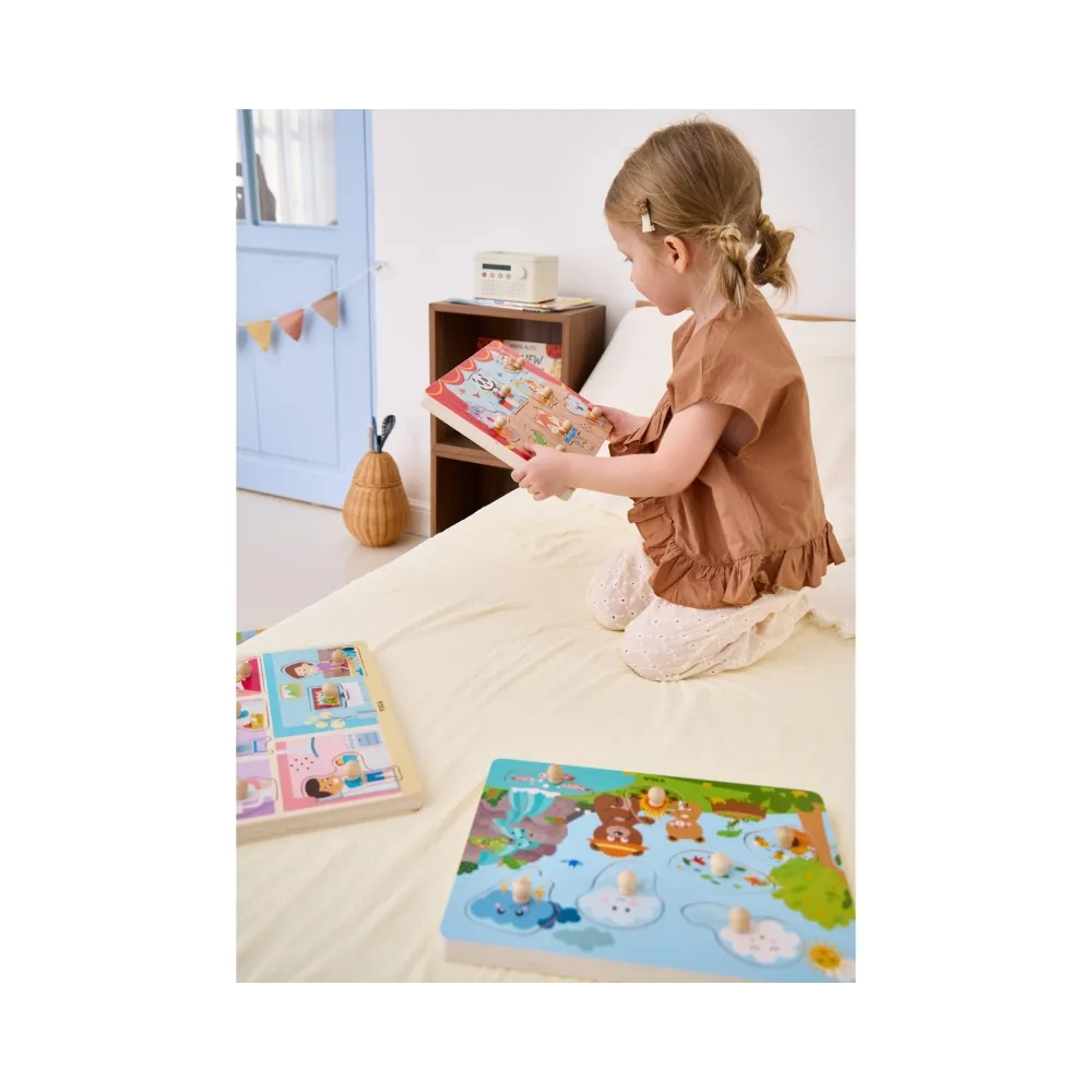 VIGA Puzzle Dźwiękowe Odkrywamy Naturę