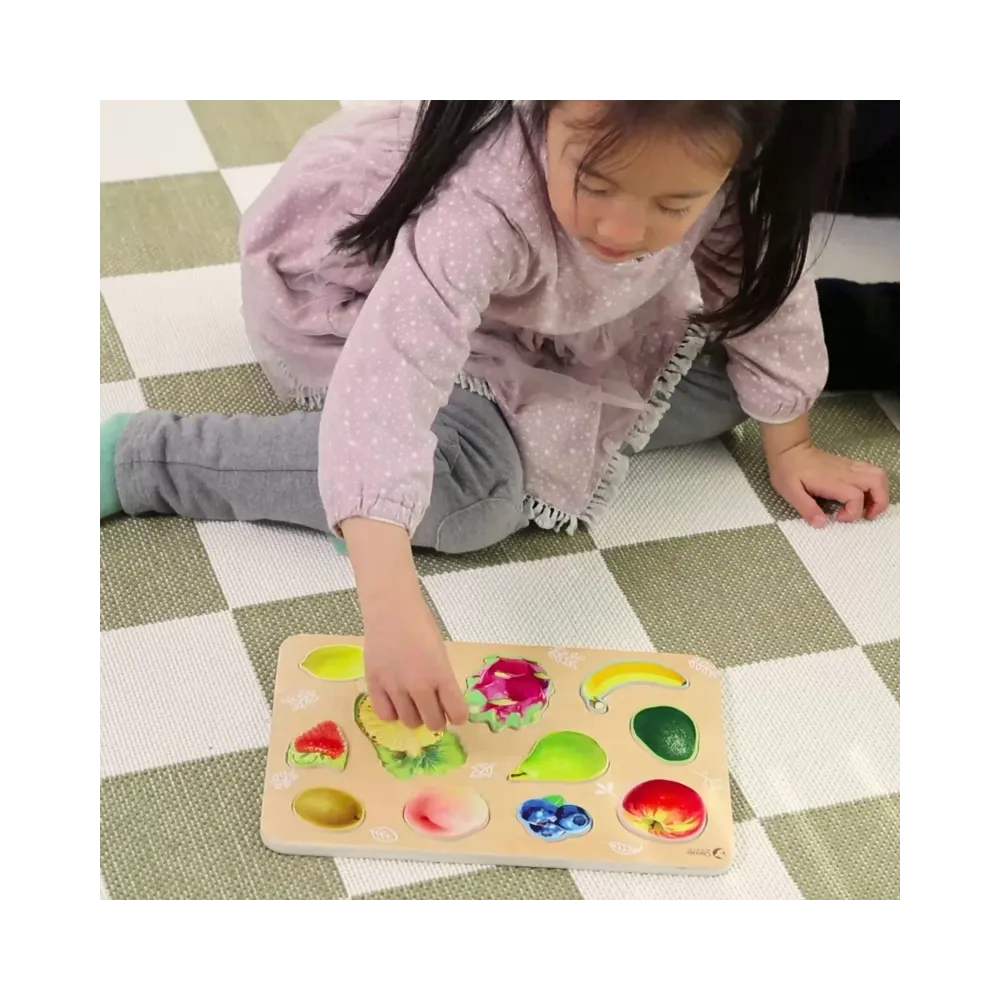 Bezpieczna układanka z naturalnego drewna