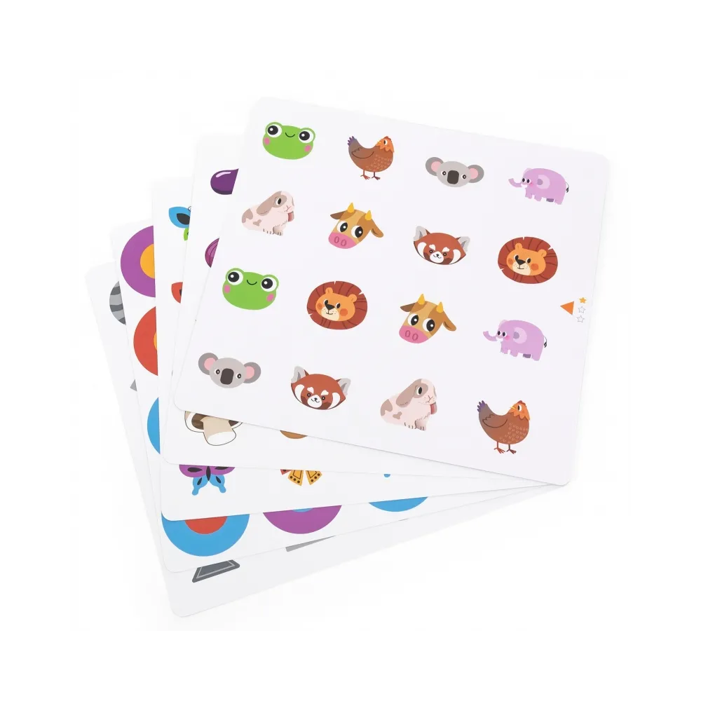 Viga Memory Gra Pamięciowa Zgadnij Obrazki 10 Kart Montessori