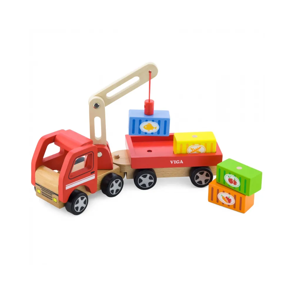 Obrotowa podstawa dźwigu zwiększa możliwości zabawy