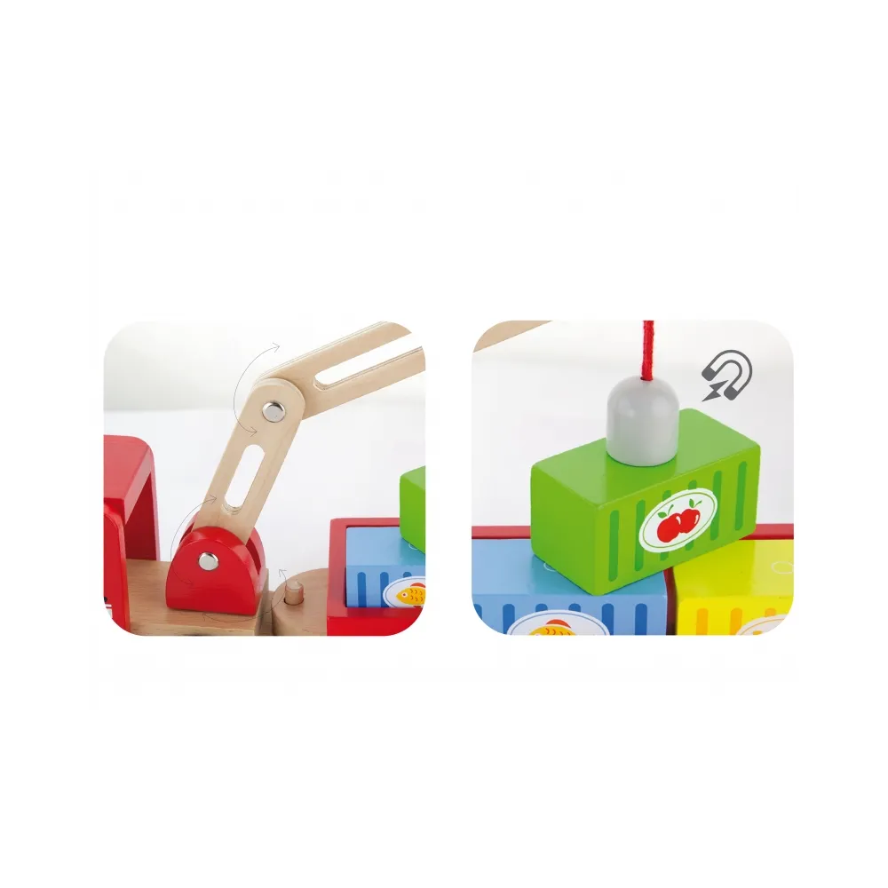 Drewniana zabawka rozwijająca wyobraźnię dzieci