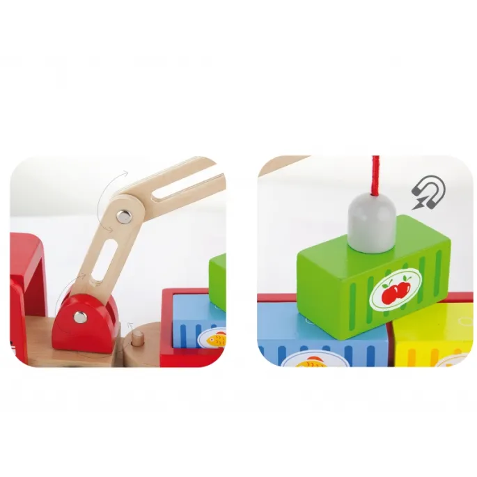 Drewniana zabawka rozwijająca wyobraźnię dzieci