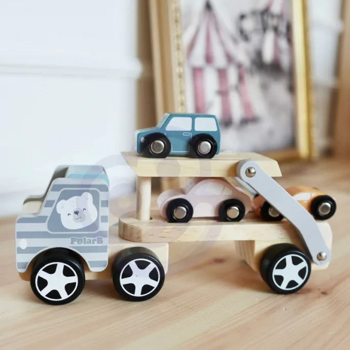 Drewniana zabawka rozwijająca wyobraźnię dzieci