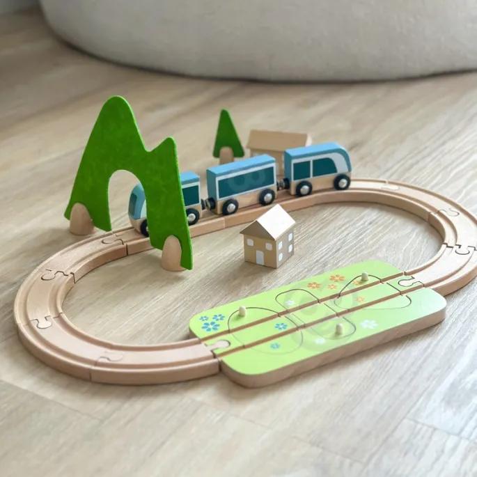 Kolorowe elementy przyciągające uwagę maluchów