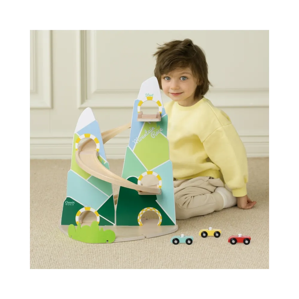 CLASSIC WORLD Drewniany Tor Samochodowy "Górski Wyścig"