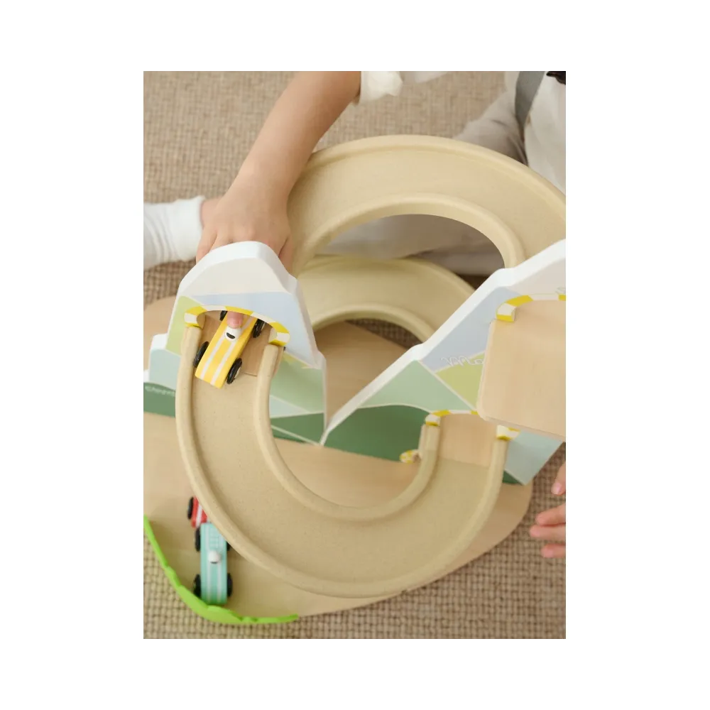 CLASSIC WORLD Drewniany Tor Samochodowy "Górski Wyścig"