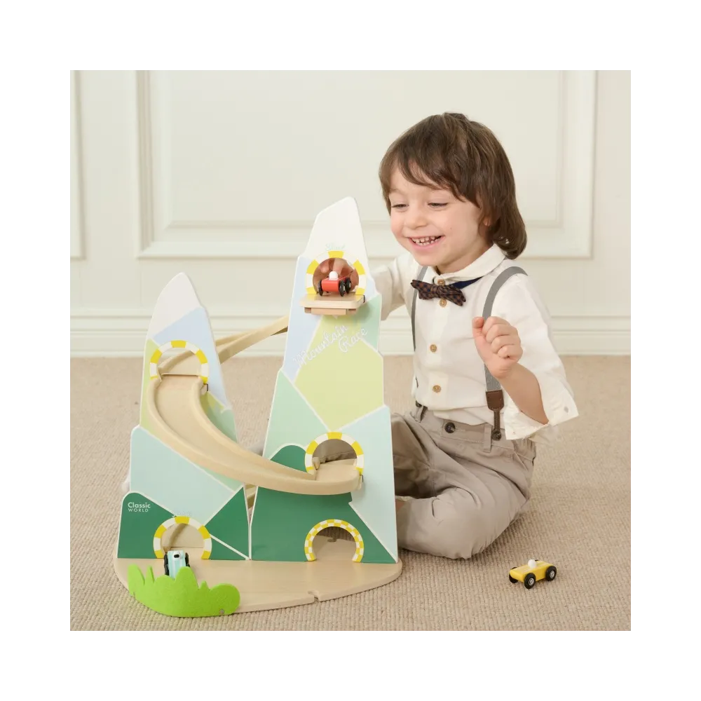 CLASSIC WORLD Drewniany Tor Samochodowy "Górski Wyścig"