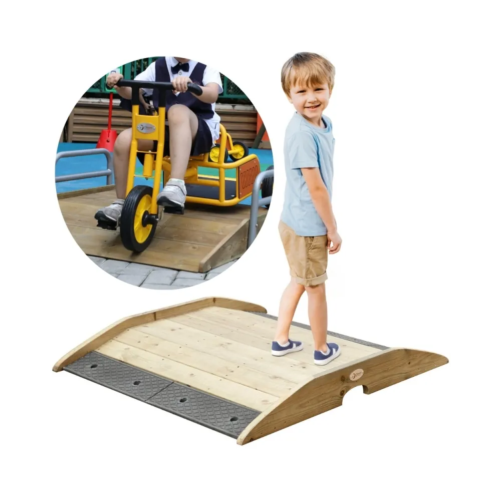 CLASSIC WORLD EDU Drewniany Mostek Rampowy Najazd Droga Tor dla Rowerów