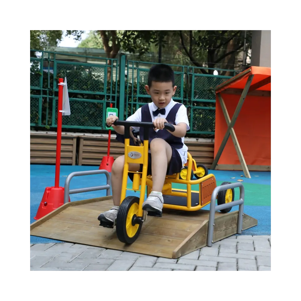 CLASSIC WORLD EDU Drewniany Mostek Rampowy Najazd Droga Tor dla Rowerów