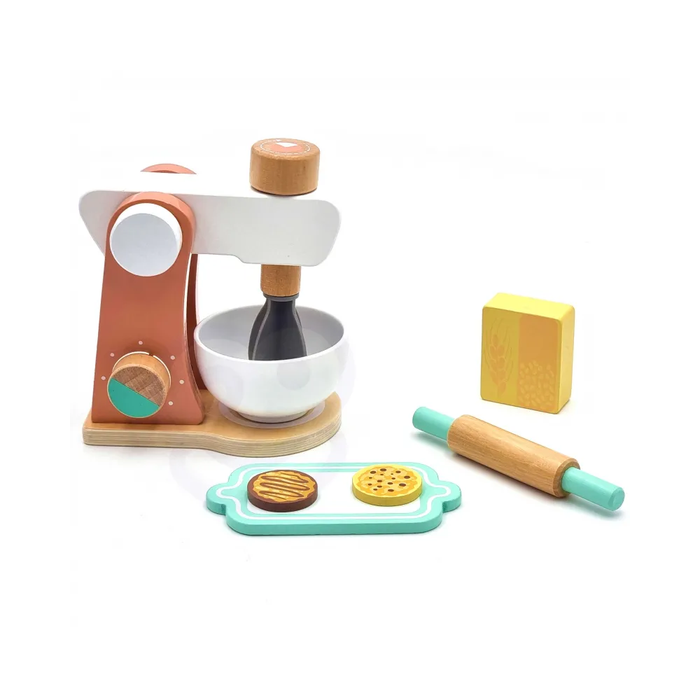 TOOKY TOY Drewniany Mikser Zestaw dla Dzieci + Akcesoria