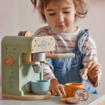 WOOPIE GREEN Drewniany Ekspres do Kawy Cukiernia Barista 25 el.