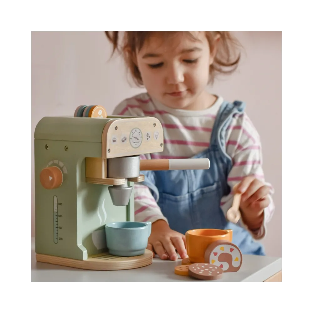 WOOPIE GREEN Drewniany Ekspres do Kawy Cukiernia Barista 25 el.