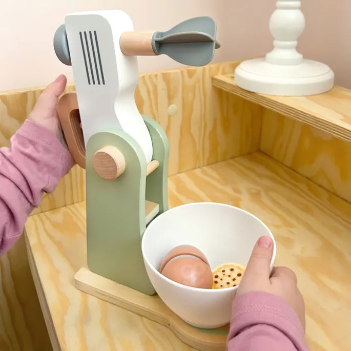 Mikser z ruchomymi elementami dla małych kucharzy