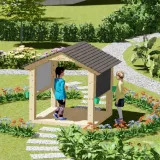 CLASSIC WORLD EDU Drewniana Tablica Dwustronna Kredowa- Magnetyczna Edukacyjna