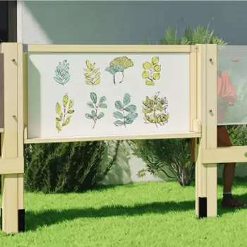 CLASSIC WORLD EDU Drewniana Tablica Dwustronna Kredowa- Magnetyczna Edukacyjna