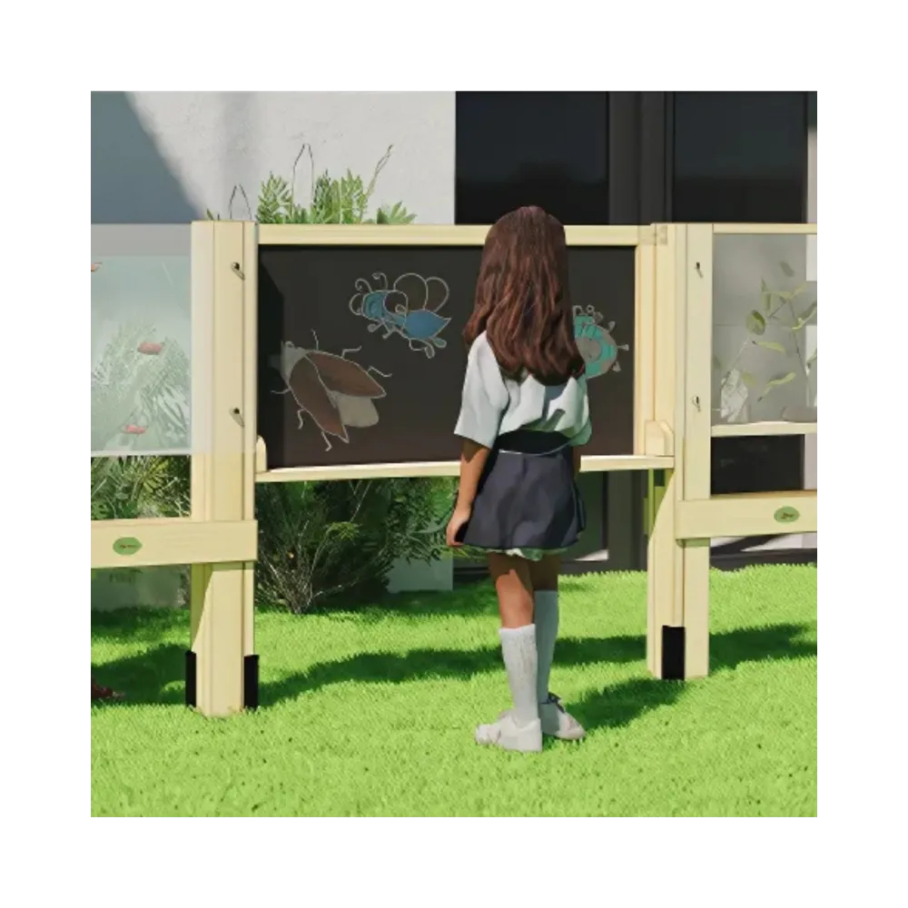 CLASSIC WORLD EDU Drewniana Tablica Dwustronna Kredowa- Magnetyczna Edukacyjna