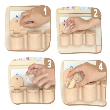 MASTERKIDZ Tablica Edukacyjna Zmysł Węchu Montessori