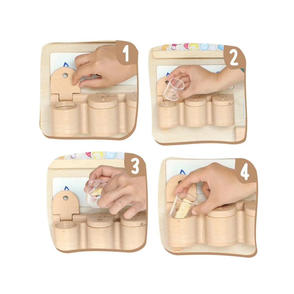 MASTERKIDZ Tablica Edukacyjna Zmysł Węchu Montessori