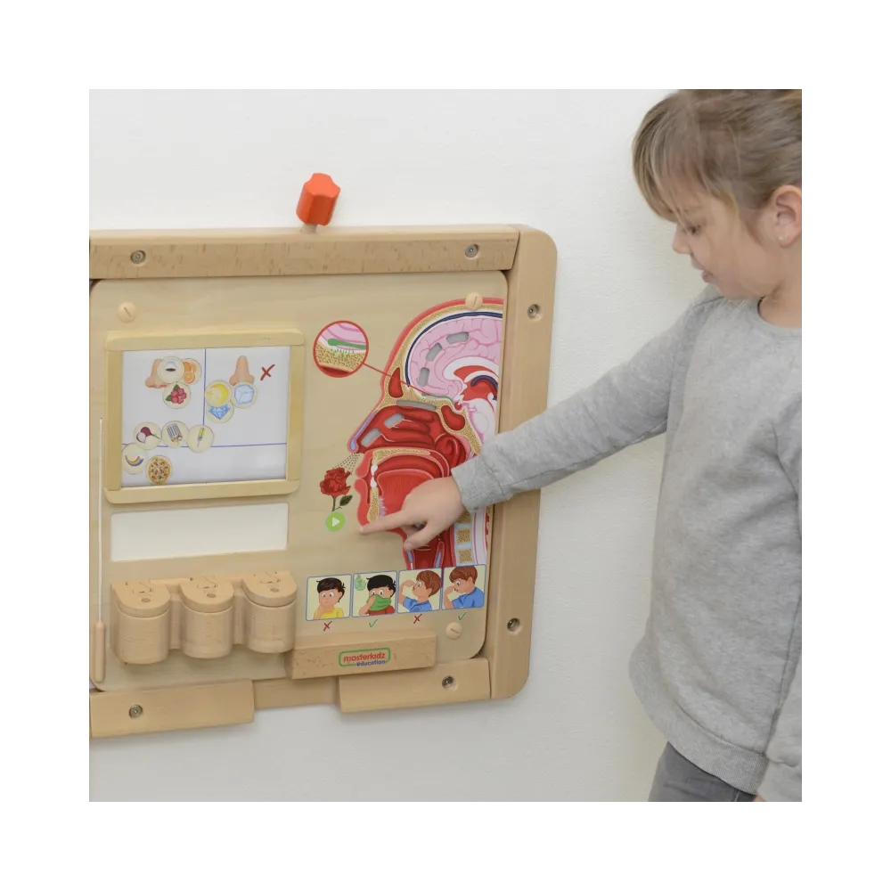 MASTERKIDZ Tablica Edukacyjna Zmysł Węchu Montessori