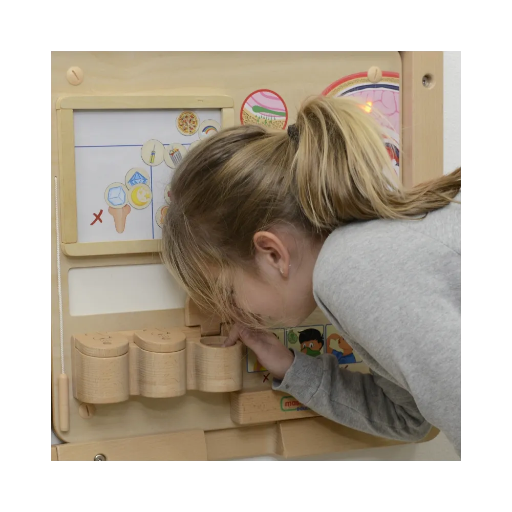 MASTERKIDZ Tablica Edukacyjna Zmysł Węchu Montessori