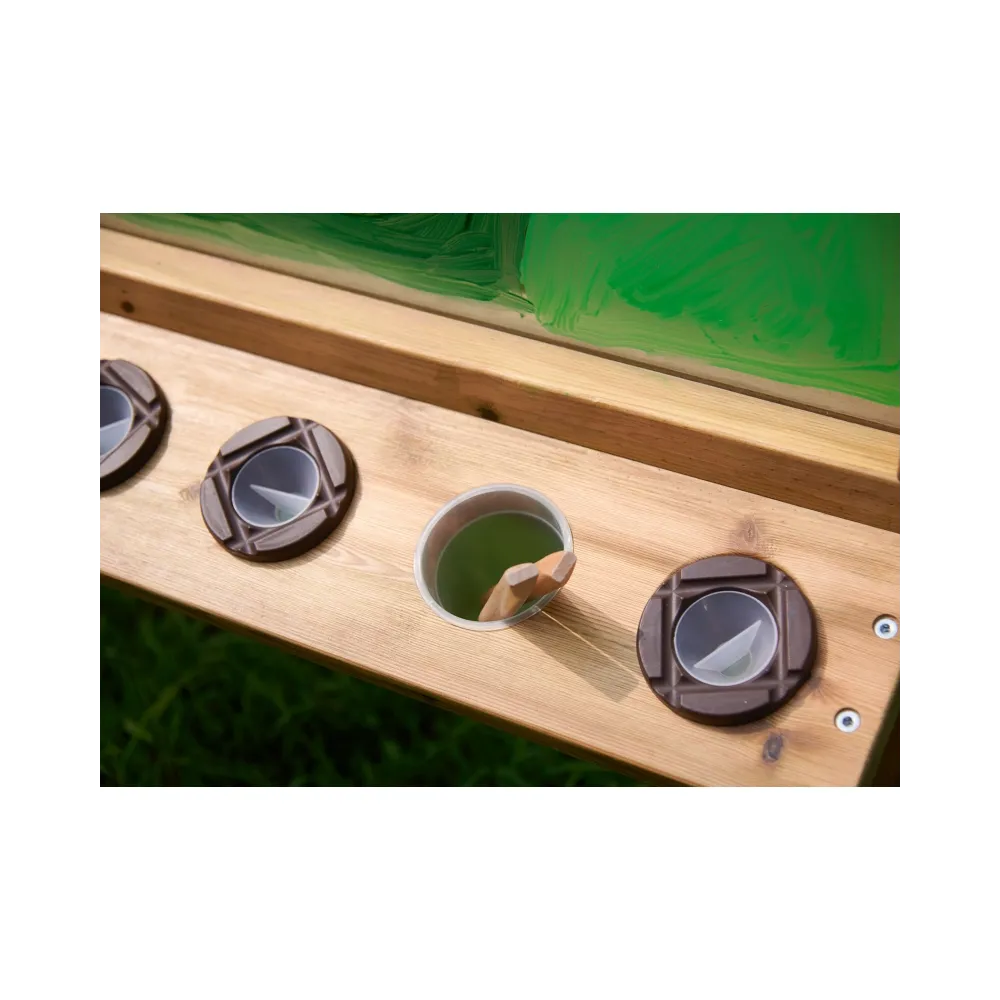 MASTERKIDZ Przezroczysta Akrylowa Tablica Malarska + Kubeczki