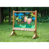 MASTERKIDZ Przezroczysta Akrylowa Tablica Malarska + Kubeczki