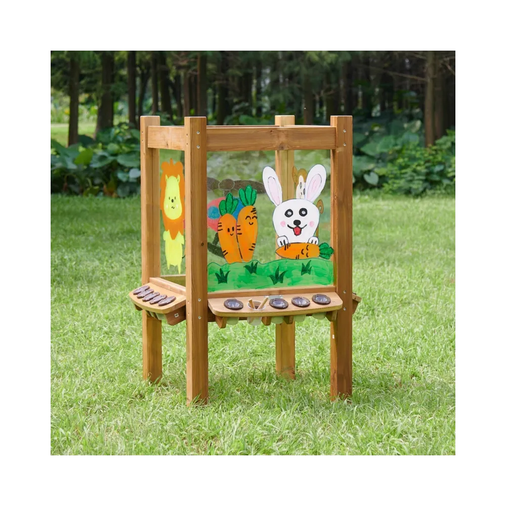 MASTERKIDZ 4 Stronna Tablica Przezroczysta Akrylowa Do Malowania + Kubeczki