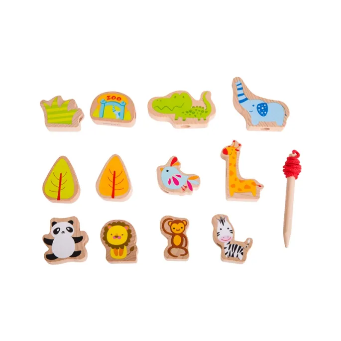 Drewniana zabawka rozwijająca