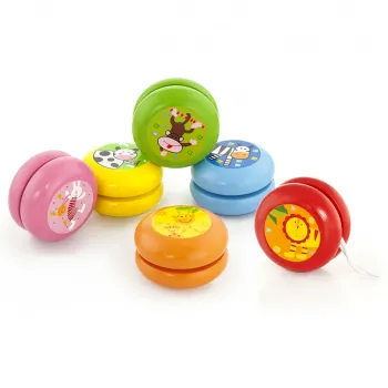 Trwałe jojo drewniane na prezent dla dziecka