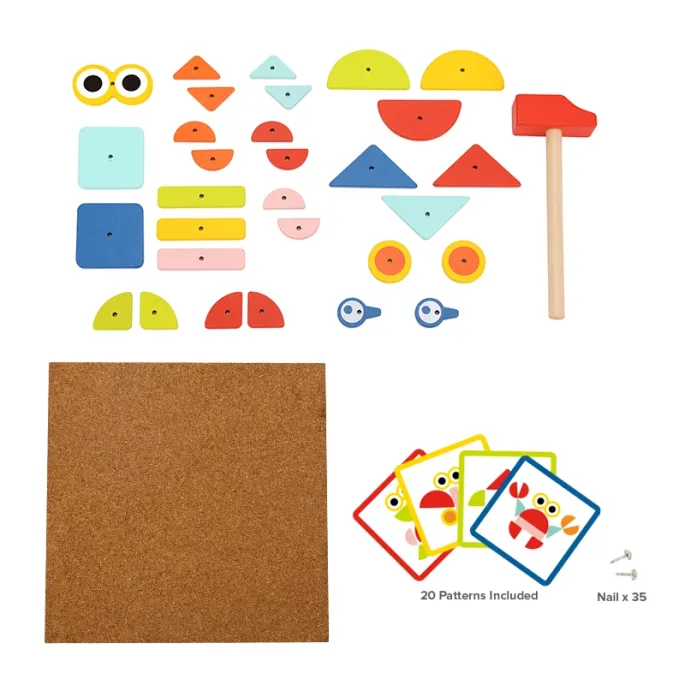 Drewniane klocki do twórczej zabawy