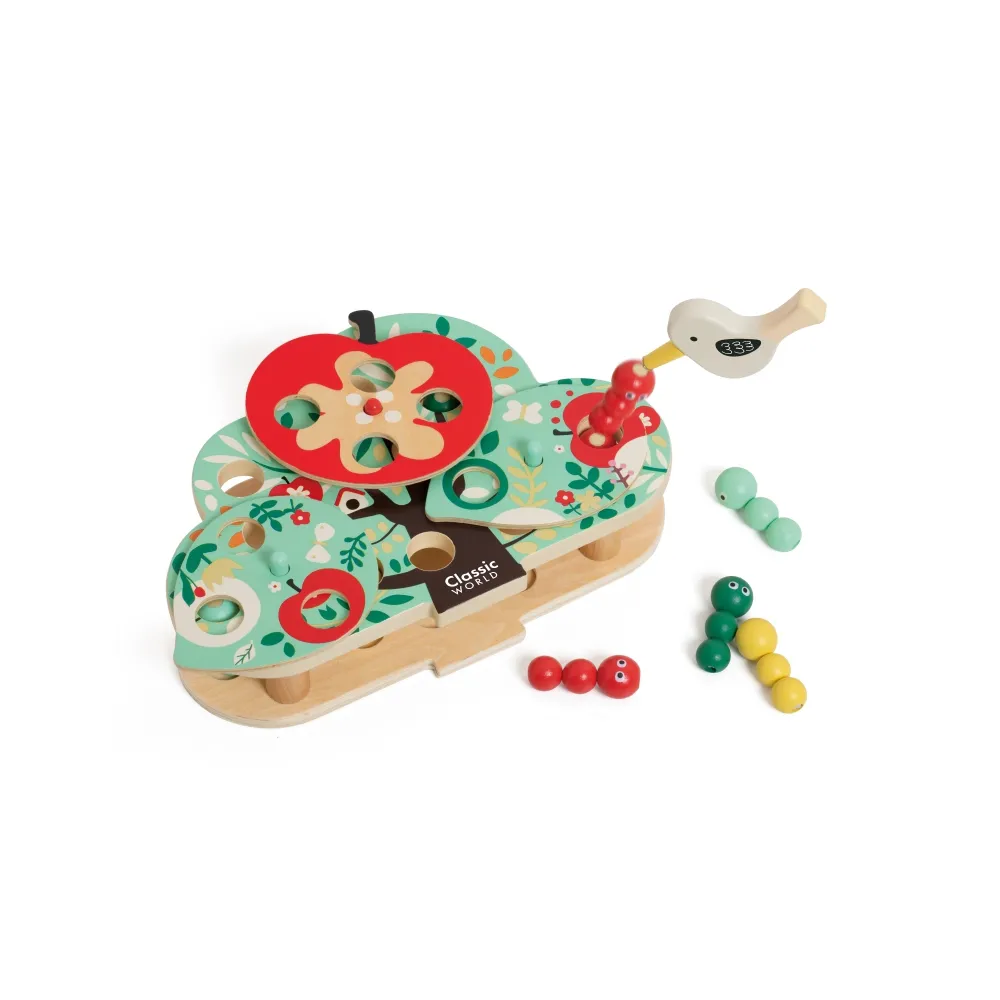 CLASSIC WORLD Magnetyczna Gra Zręcznościowa Złap Robaczka 16 el.