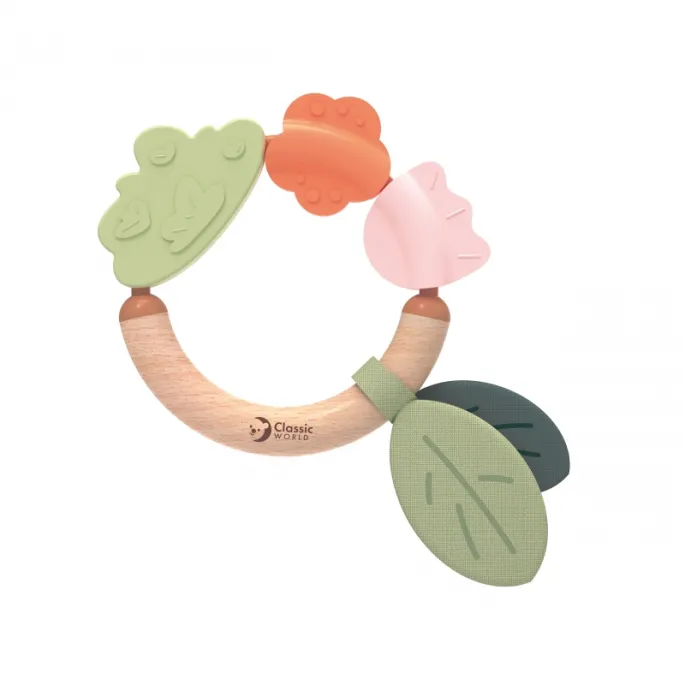 Sensoryczny gryzak z naturalnego drewna