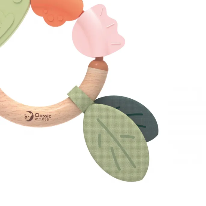 Grzechotka i gryzak w jednym dla małych rączek