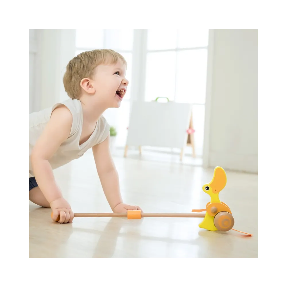 CLASSIC WORLD Pchacz Kaczuszka Drewniany Dla Dzieci