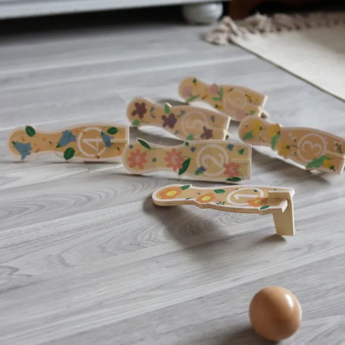 Edukacyjne kręgle dla małych rączek