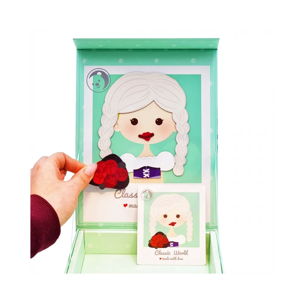 CLASSIC WORLD Układanka Magnetyczna Księżniczki 44 el.