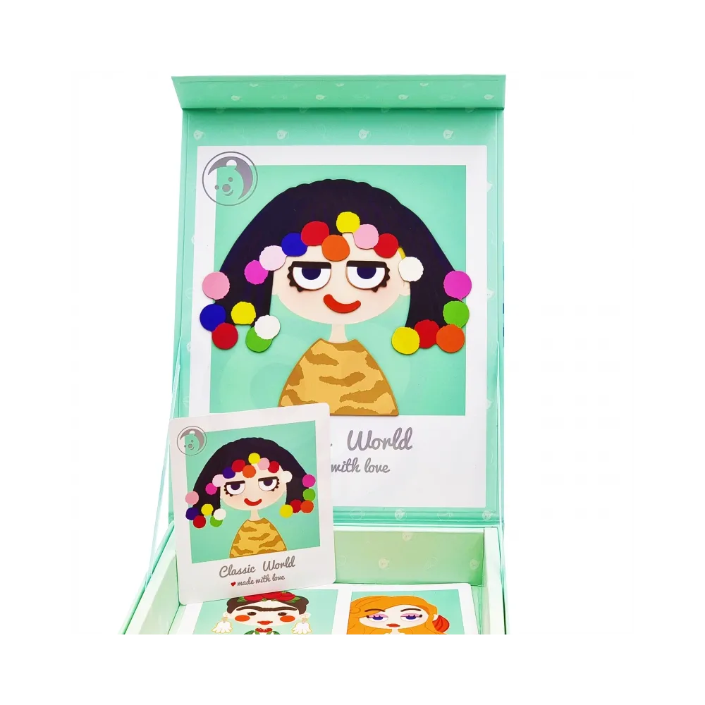 CLASSIC WORLD Układanka Magnetyczna Księżniczki 44 el.