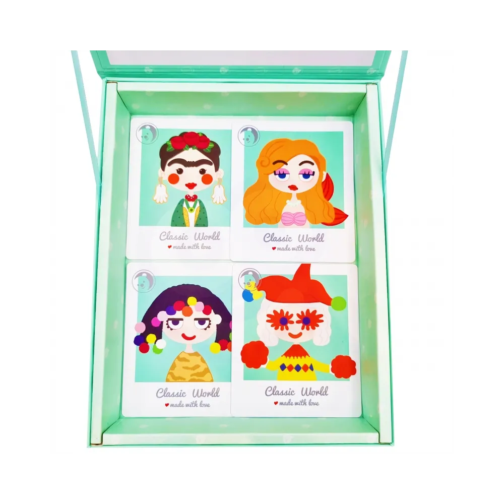 CLASSIC WORLD Układanka Magnetyczna Księżniczki 44 el.