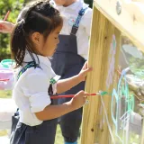 CLASSIC WORLD EDU Zestaw Dwustronna Tablica Sztaluga do Malowania Z Pompą Wody