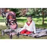 Wózek spacerowy głęboki Spacerówka Gondola 2w1 Różowy G2