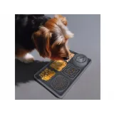 Mata spowalniająca jedzenie z przyssawkami, idealna do karmienia psa i kota